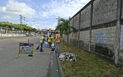 Plan Renacer de Mi Vigía Querido mantiene labores de limpieza y ornato en espacios estratégicos del municipio