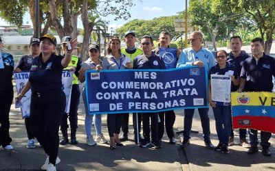 Immigaa apoyó pancartazo en contra de la Trata de Persona