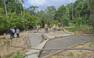 Lisandro Segura Inspeccionó La Fase Final Del Canal De Paso En Colinas De San Benito