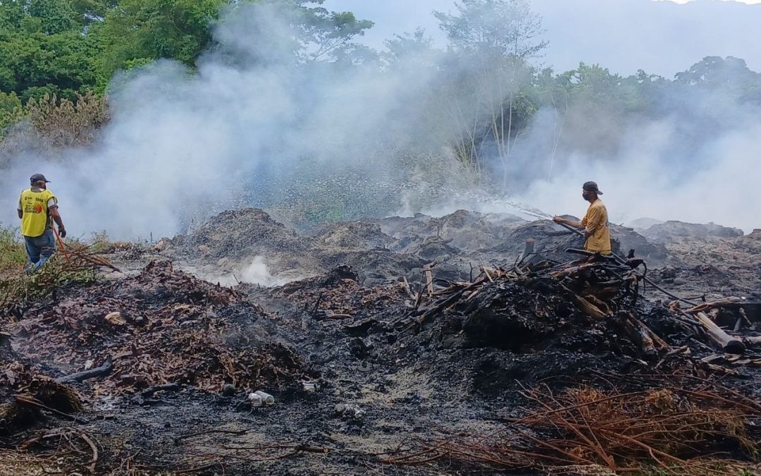 Gobierno de Lisandro Segura intensifica labores para controlar incendio en Reserva Vegetal