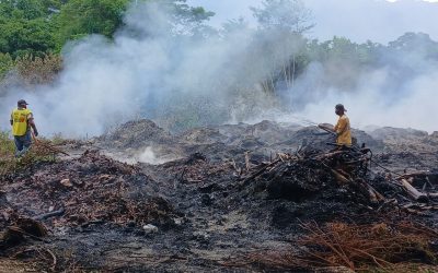 Gobierno de Lisandro Segura intensifica labores para controlar incendio en Reserva Vegetal