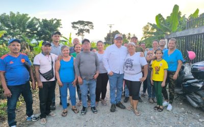  Alcalde Lisandro Segura Entregó Obra De Alumbrado Público En El Sector Caño Negro
