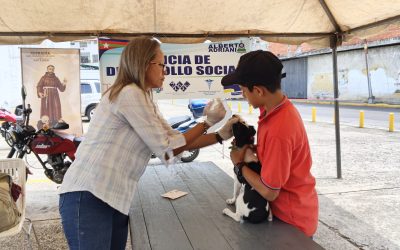 Gobierno de Lisandro Segura realizó jornada especial de atención veterinaria en El Vigía