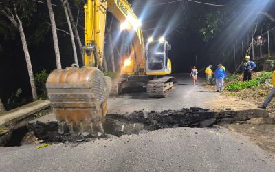 Gestión de Lisandro Segura sustituyó alcantarillas en la vía hacia La Palmita