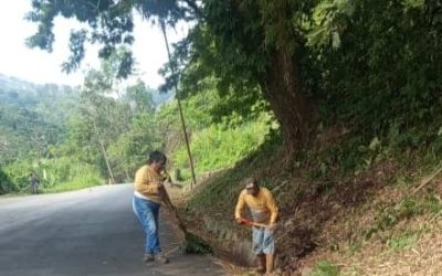 Gestión de Lisandro Segura realiza jornada especial de limpieza en la vía hacia La Palmita